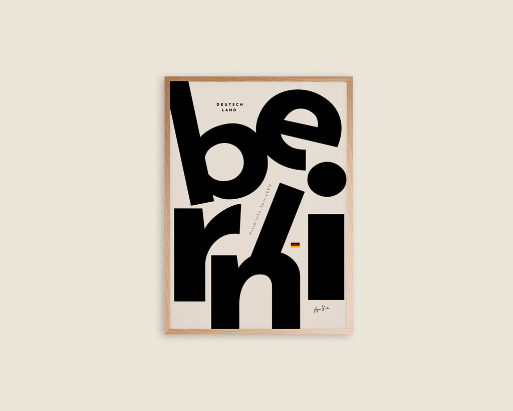 Bold Oversized Berlin Typography