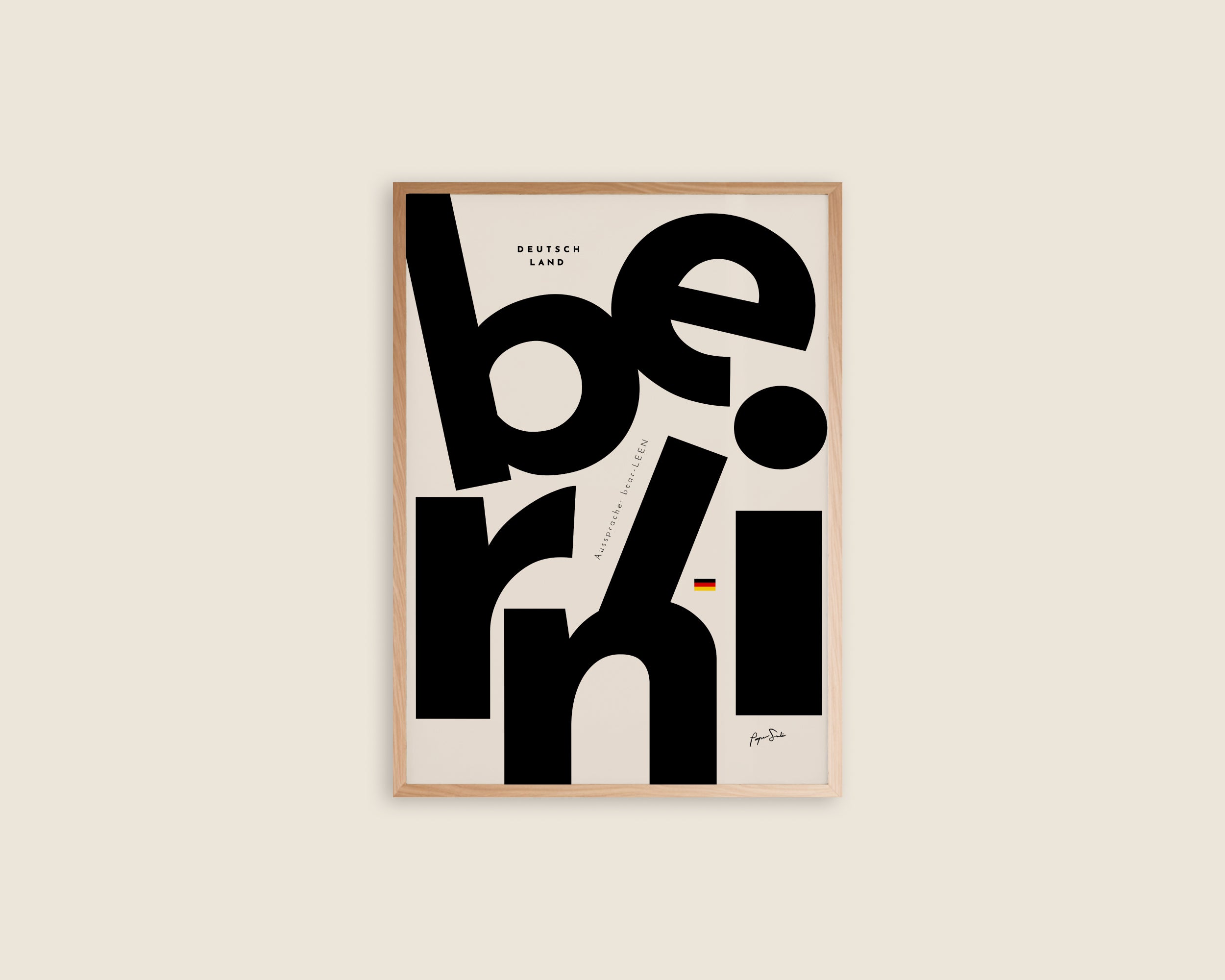 Bold Oversized Berlin Typography