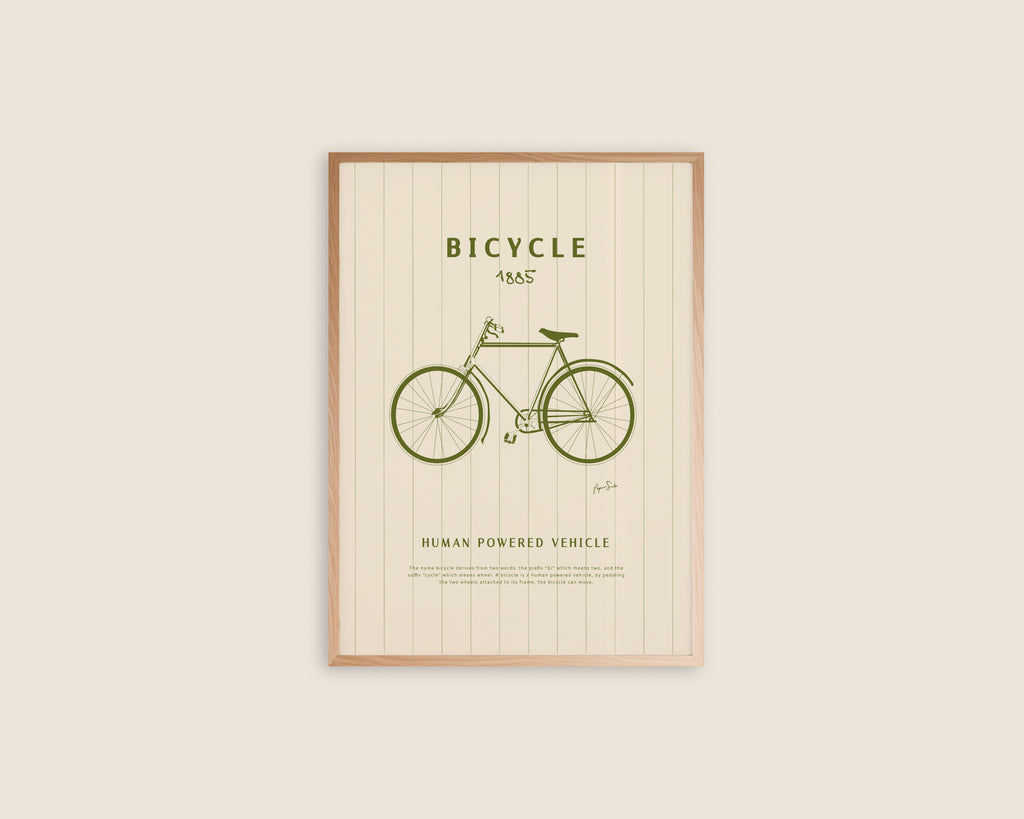 Classic Green Vintage Bicycle