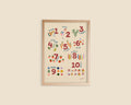Numbers Nursery Print - English Version