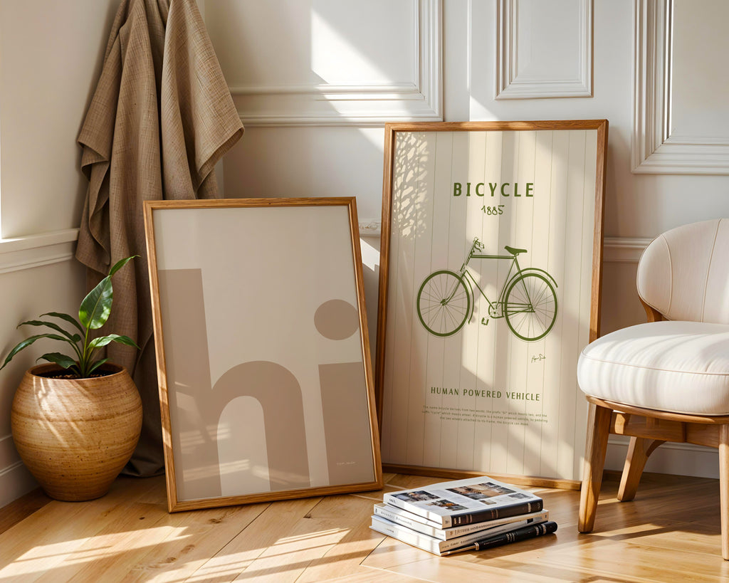 Classic Green Vintage Bicycle