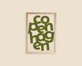 Bold Green Oversized Copenhagen Typography